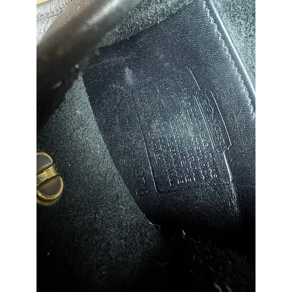 Vintage Coach 9973 Black Leather Turnlock Mini Crossbody Bag USA - Picture 3 of 8